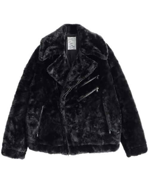 SHAREEF（シャリーフ） ライダースジャケット 2 ブラウン メンズ