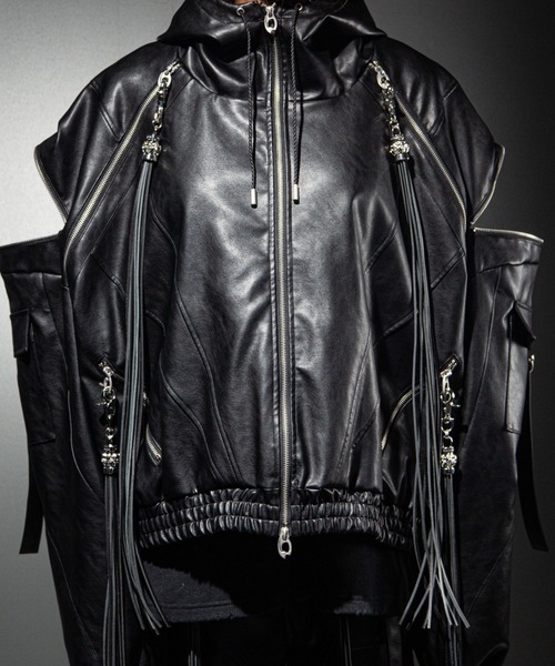 DIG YOUR OWN GRAVE キーホルダー 「DIG GRAVE」 FRINGE SKULL