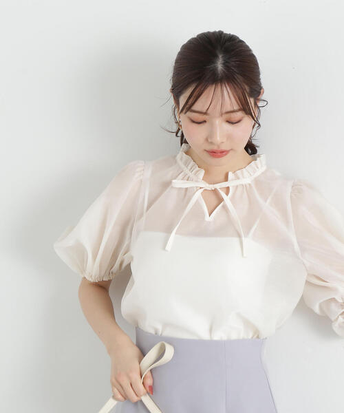 美品♪ウィムガゼット　リネン　日本製　七分袖　ブラウス　シャツ　ボリューム袖　F 楽天市場】レディース Tシャツ ブラウス 七分袖 シャツ トップス