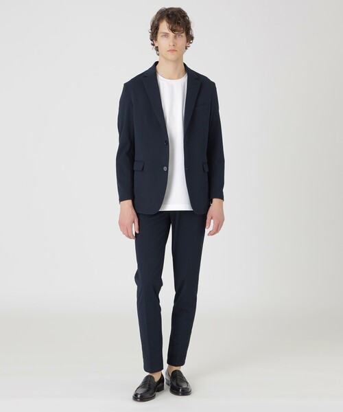 BLACK LABEL CRESTBRIDGE サッカー素材セットアップ ウルトラライトサッカージャケット（ジャケット）｜BLACK LABEL