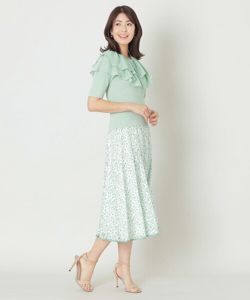 TO BE CHIC（トゥー ビー シック） ニット セーター ケープカラー