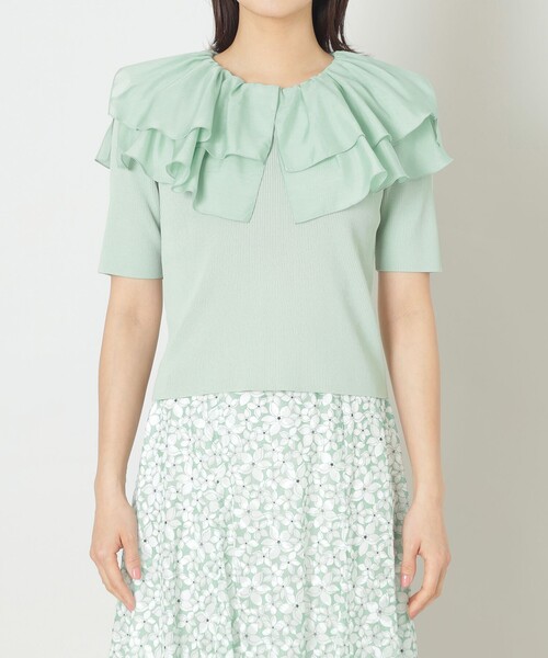 TO BE CHIC（トゥー ビー シック） ニット セーター ケープカラー