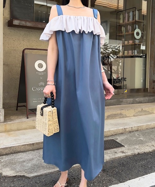 marbleSUD コロコロパンダ2wayワンピース bull terrier 2WAY OP | marble SUD (Women
