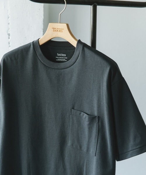 Tシャツ・カットソー BROWNBREATH RESEARCH TEE BLACK BJMMST008BK URBAN RESEARCH DOORS tシャツ 「Sサイズ/WEB限定」ポンチ