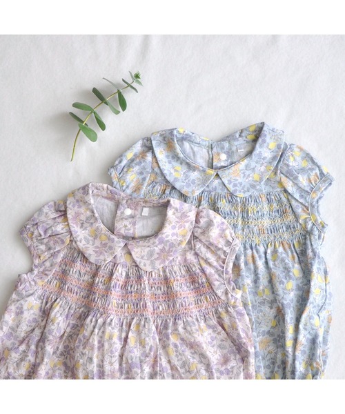 tohdesignworks ロンパース コットンのワイドタックロンパース【Gray】 | tohdesignworks.