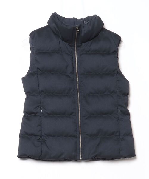 PLST（プラステ） ダウンベスト M ネイビー レディース : ZOZOTOWN