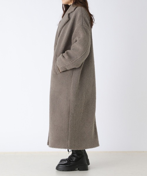 「Heather」 チェスターコート FREE グレー レディース_画像4
