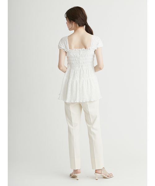 CELFORD ブラウス シャツ シャーリングチュニックブラウス レディース  