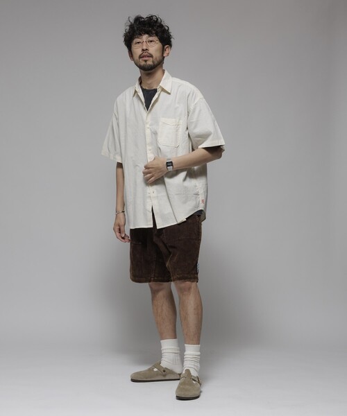 HINSON シャツ HINSON/ヒンソン レギュラーカラー ショートスリーブ