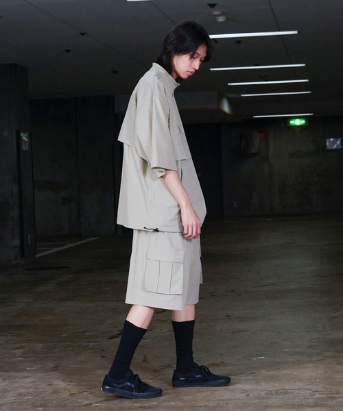 ナイロンジャケット HALF ZIP ANORAK  S THRASHER（スラッシャー） コート ジャケット S/S NYLON ANORAK HALF
