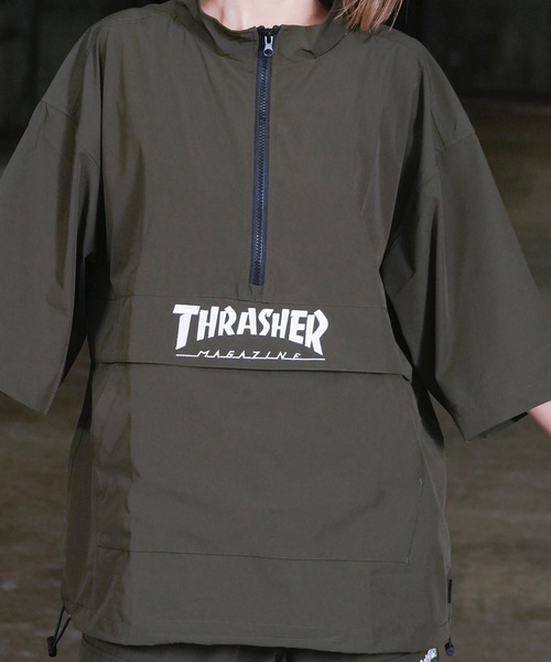 THRASHER（スラッシャー） コート ジャケット S/S NYLON ANORAK HALF