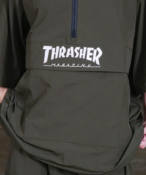 THRASHER（スラッシャー） コート ジャケット S/S NYLON ANORAK HALF