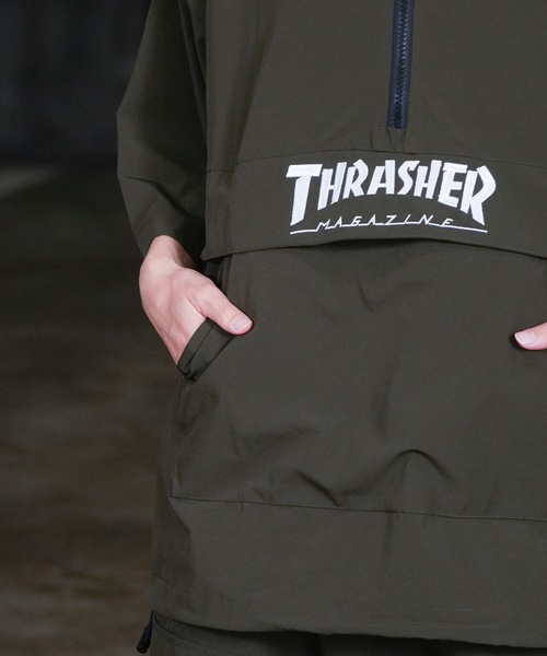 THRASHER（スラッシャー） コート ジャケット S/S NYLON ANORAK HALF