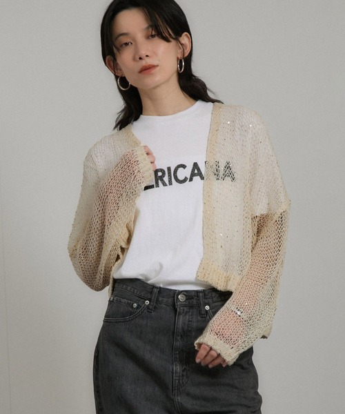 SALON adam et rope'（サロン アダム エ ロペ） カーディガン ギマ