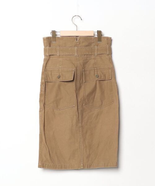 【spick&span】リブカットタイトスカート　38 ブラウン Spick & Span（スピックアンドスパン）の「リブカットタイト
