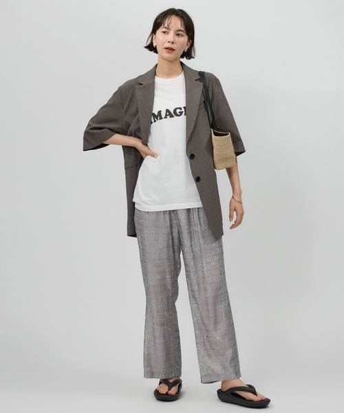 BABYLONE（バビロン） パンツ フラワープリントパンツ レディース