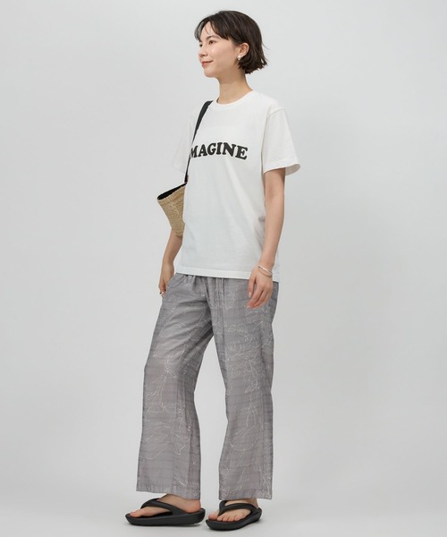 BABYLONE（バビロン） パンツ フラワープリントパンツ レディース