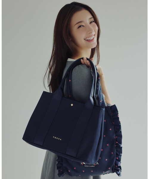 TOCCA（トッカ） エコバッグ DANCING LOVE FRILL SUBBAG サブバッグ