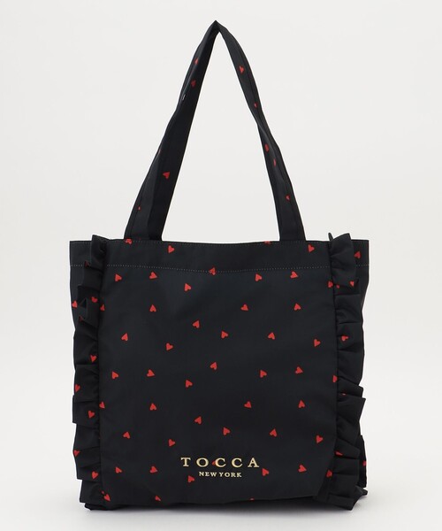 新品【TOCCA】DANCING LOVE FRILL SUBBAG サブバッグ TOCCA（トッカ） トートバッグ DANCING LOVE FRILL SUBBAG サブバッグ
