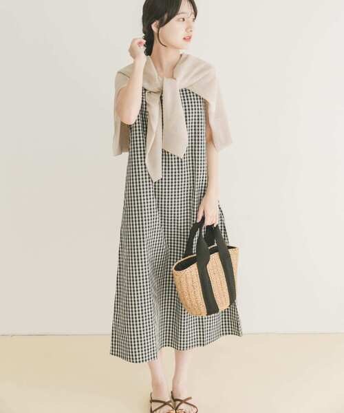 サッカーノースリーブワンピース ITEMS URBANRESEARCH ワンピース サッカーノースリーブ