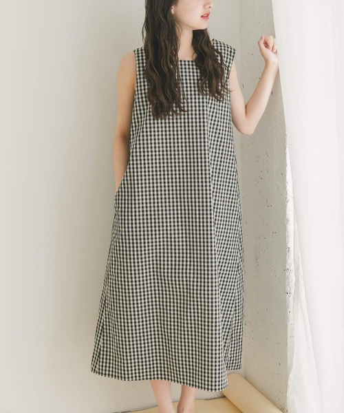 ITEMS URBANRESEARCH ワンピース サッカーノースリーブ