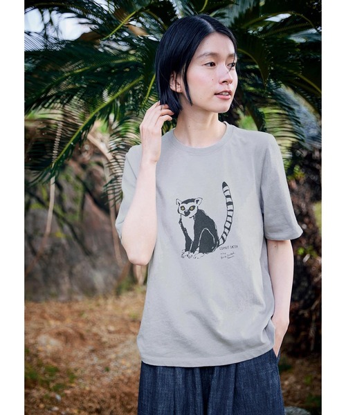 tシャツ サニークラウズ　花図鑑Ｔシャツ「レディース」 レディース サニークラウズ 花図鑑Tシャツ〈レディース〉｜Sunny clouds
