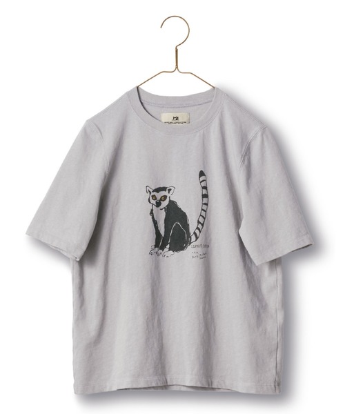 Sunny clouds（サニークラウズ） tシャツ 半袖 ワオキツネザルTシャツ