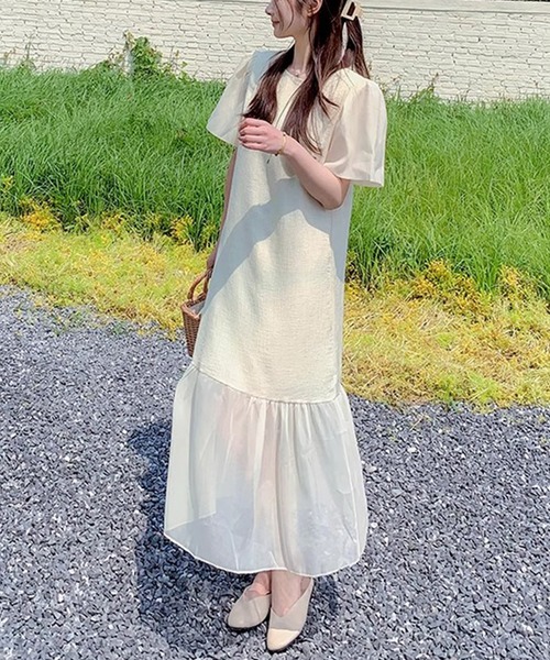 ワンピース 裾切替シフォンワンピース : ZOZOTOWN Yahoo!店 - 通販