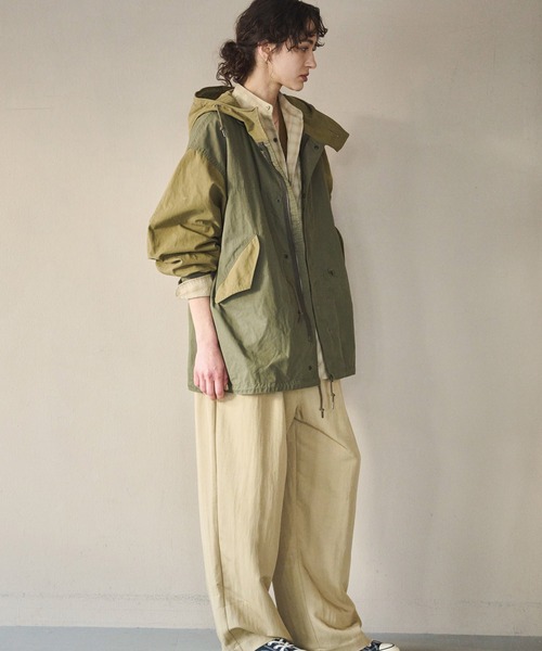 kha:ki（カーキ） ミリタリージャケット モッズコート 「KHA:KI