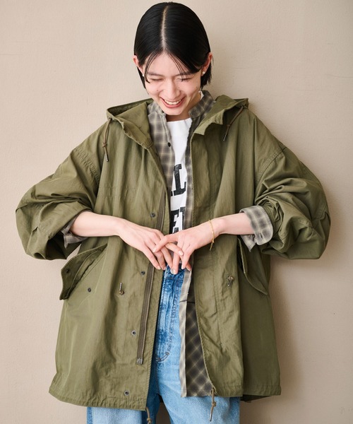 kha:ki（カーキ） ミリタリージャケット モッズコート 「KHA:KI