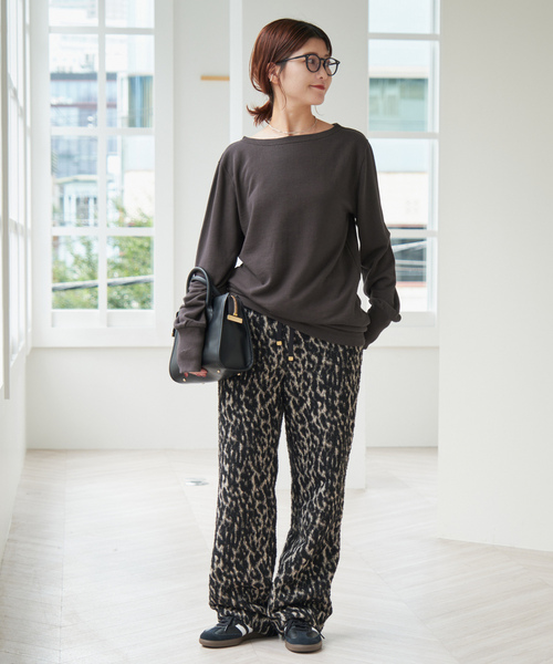 「Spick & Span」 長袖カットソー FREE チャコールグレー レディース Spick＆Span 「Spick & Span」 長袖カットソー FREE