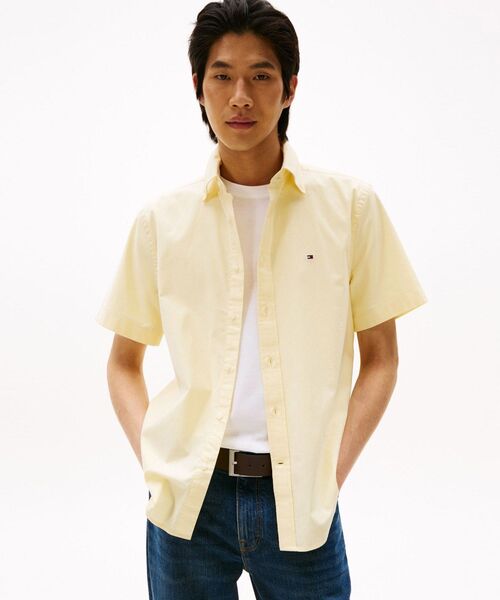トミー ヒルフィガー（ ）/オックスフォードソリッドショートスリーブシャツ TOMMY HILFIGER（トミー・ヒルフィガー） シャツ オックスフォード