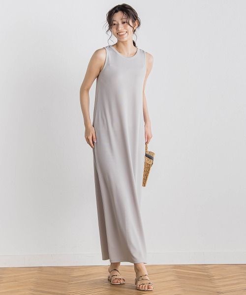 ドロワットロートレアモン（Droite lautreamont）/リブタンクワンピース≪洗濯機で洗える≫ Droite lautreamont（ドロワット・ロートレアモン） ワンピース リブ