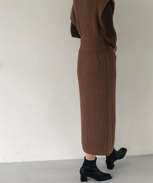 TODAYFUL 「TODAYFUL」 ニットワンピース 38inch ブラウン レディース