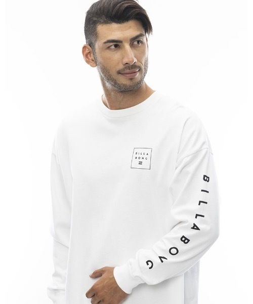 「BILLABONG」 長袖Tシャツ LARGE ブラック メンズ