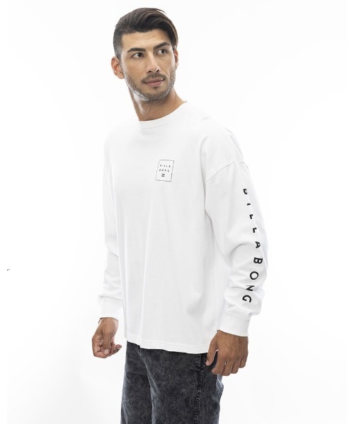 「BILLABONG」 長袖Tシャツ LARGE ブラック メンズ