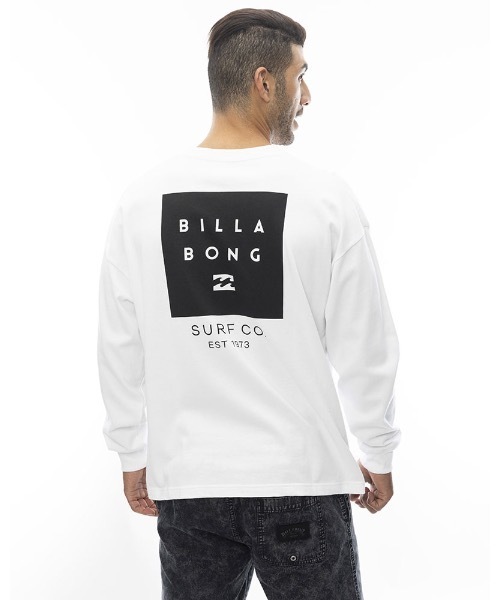 「BILLABONG」 長袖Tシャツ LARGE ブラック メンズ