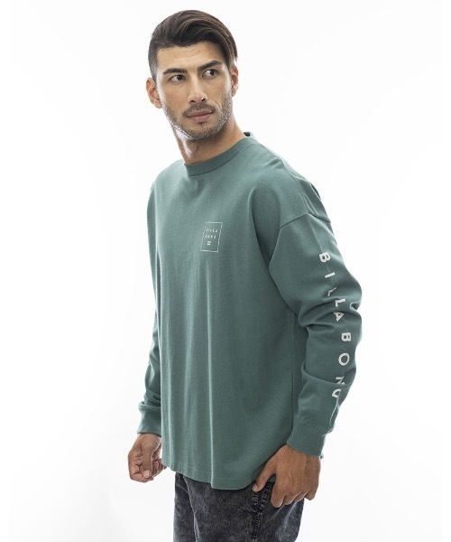 「BILLABONG」 長袖Tシャツ LARGE ブラック メンズ