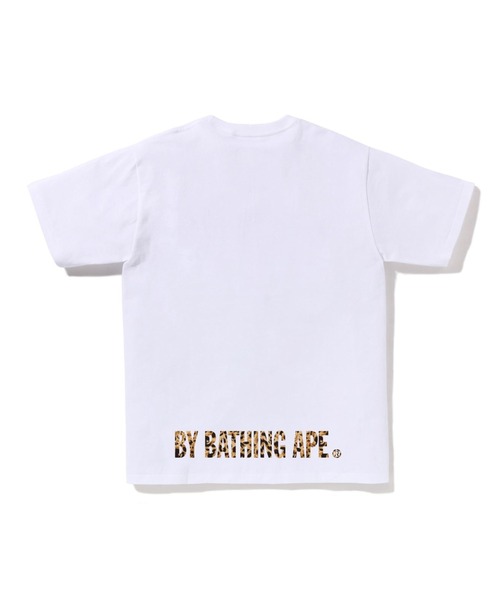 A BATHING APE tシャツ WILD LEOPARD PATTERN FACE STA TEE