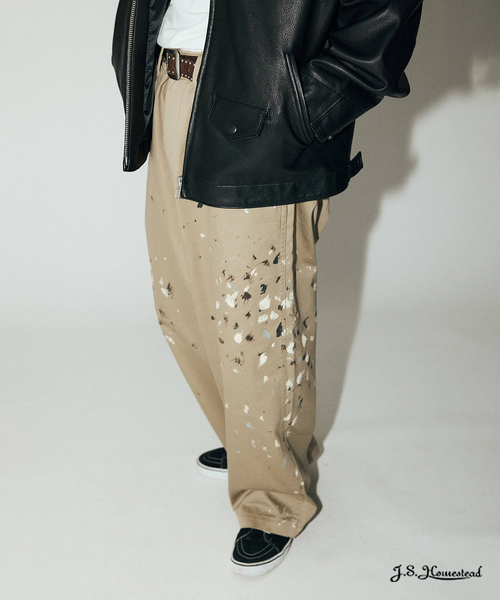 ジャーナルスタンダードホームステッドワイドテーパードチノパンツ JOURNAL STANDARD J.S HOMESTEAD チノパン J.S.Homestead