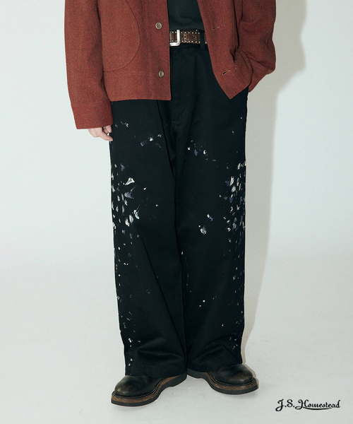 ジャーナルスタンダードホームステッドワイドテーパードチノパンツ JOURNAL STANDARD J.S HOMESTEAD チノパン J.S.Homestead