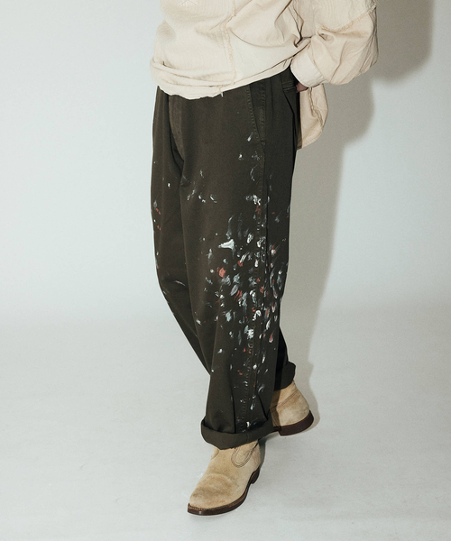 ワイドチノパン VINTAGE SATIN J.S ホームステッド ワイドチノパン VINTAGE SATIN J.S ホームステッド チノパン