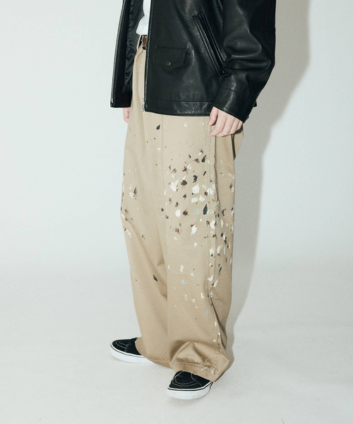 ジャーナルスタンダードホームステッドワイドテーパードチノパンツ JOURNAL STANDARD J.S HOMESTEAD チノパン J.S.Homestead