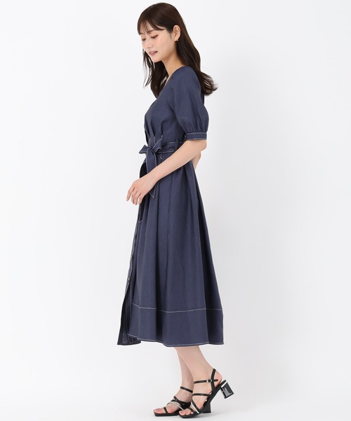 ♡2025ss　新品タグ付き　ミッシュマッシュ　ワンピース　ブルー　サイズM MISCH MASCH（ミッシュマッシュ） ワンピース 2025秋冬新作 ポリデニム