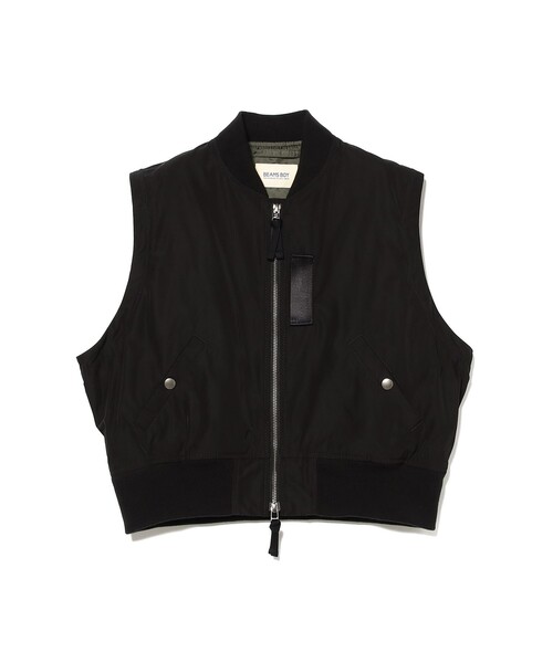 BEAMS BOY（ビームス ボーイ） ma1 ma-1 デタッチ スリーブ ミリタリー