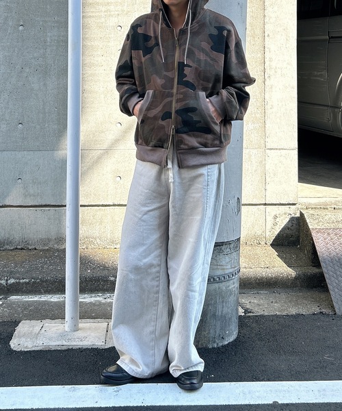 MandO（エムオー） パーカー ウッドランドカモダブルフェイスジップ