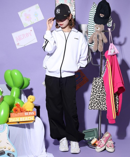 NERDY ジャージ ニューヨークミニマルトラックトップ レディース