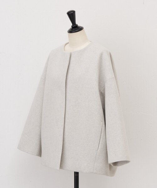 BEARDSLEY★新品★後ろぷっくりウールショートコート 後ろぷっくりウールショートコート（その他アウター