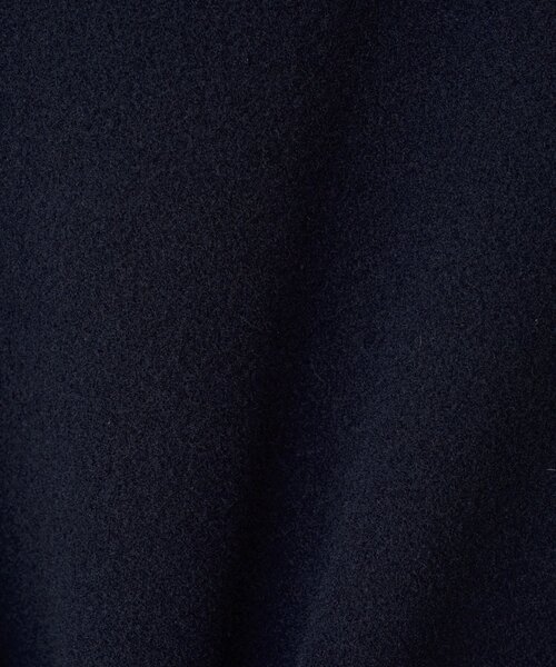 極美品 ビアズリー 圧縮ウール ノーカラーショートコート グレー フリーサイズ BEARDSLEY ノーカラーコート コート 後ろぷっくりウールショート