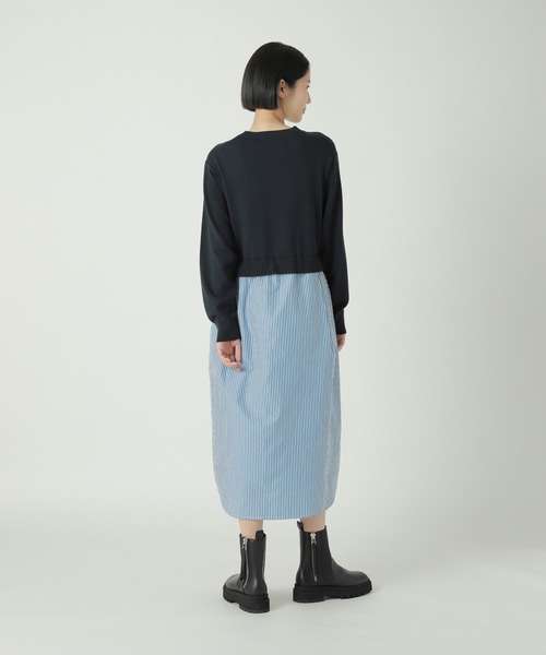 ✳︎稀少美品✳︎ズッカ ZUCCa シャツドッキングワンピースM ZUCCa